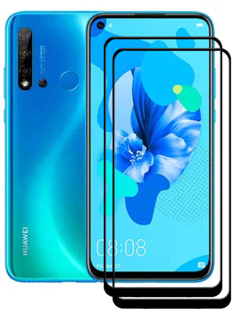 ACLIX 2 Pieces Antistatic ESD Dustproof Premium Quality High Definition Tempered Glass Screen Protector Designed For Huawei nova 5i - Image 1