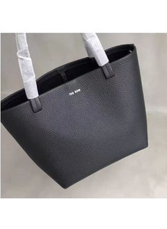 The Row Genuine Leather Park Tote Bag Black