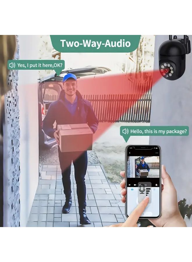 1080P Security Camera With Full Color Night Vision 2 Way Audio Motion Tracking 22SVb - Image 5