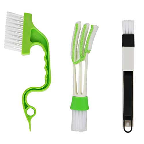 Trycooling Trycooling Handheld Groove Gap Cleaning Tools Door Window Track Kitchen Cleaning Brushes 3 Pcs 
