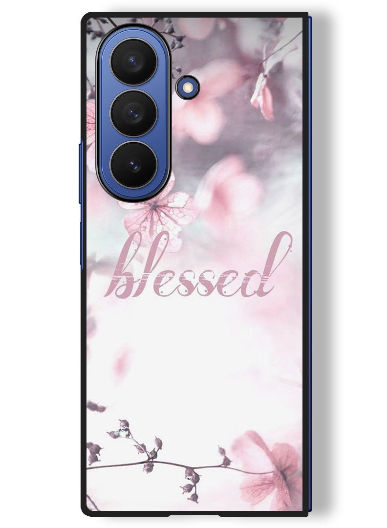 Theodor Case Compatible with Samsung Galaxy Z Fold 7 - 8 Inch Protection Shockproof Bumper Cover Blessed - Image 1