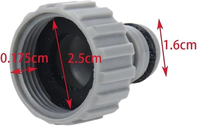 محول توصيل سريع للخرطوم الأصفر 20 قطعة 3 4 بوصة ملحقات أنابيب الحديقة لغسيل السيارات والري - Image 4