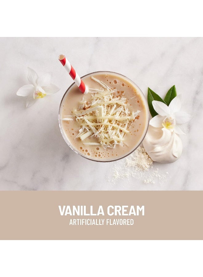 SlimFast Advanced Nutrition Vanilla Cream Smoothie Mix Weight Loss Meal Replacement - Image 2