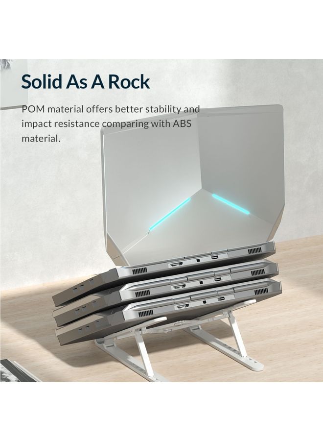 BURAQ ORICO PFB-A24 POM Foldable Laptop Stand(White)  - Image 2