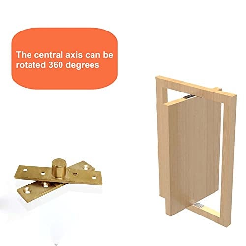 Volo 4-Inch 360 Degree Rotation Hidden Door Pivot Hinge, Hidden Door Safe Hinge/Door Hinge. Pack of 2 Pcs - Image 2