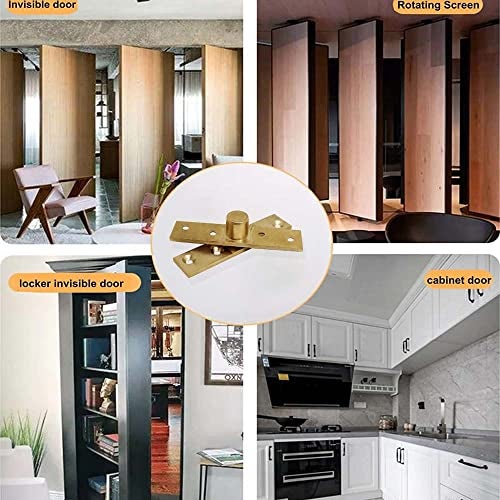 Volo 4-Inch 360 Degree Rotation Hidden Door Pivot Hinge, Hidden Door Safe Hinge/Door Hinge. Pack of 2 Pcs - Image 5