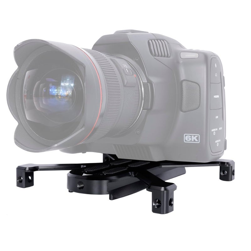 NICEYRIG Quick Release Plate for Manfrotto 500/501/577/701 with Four-feet Stand Support Applicable for Large Heavy DSLR Camera, Camcorder - 561 - Image 1
