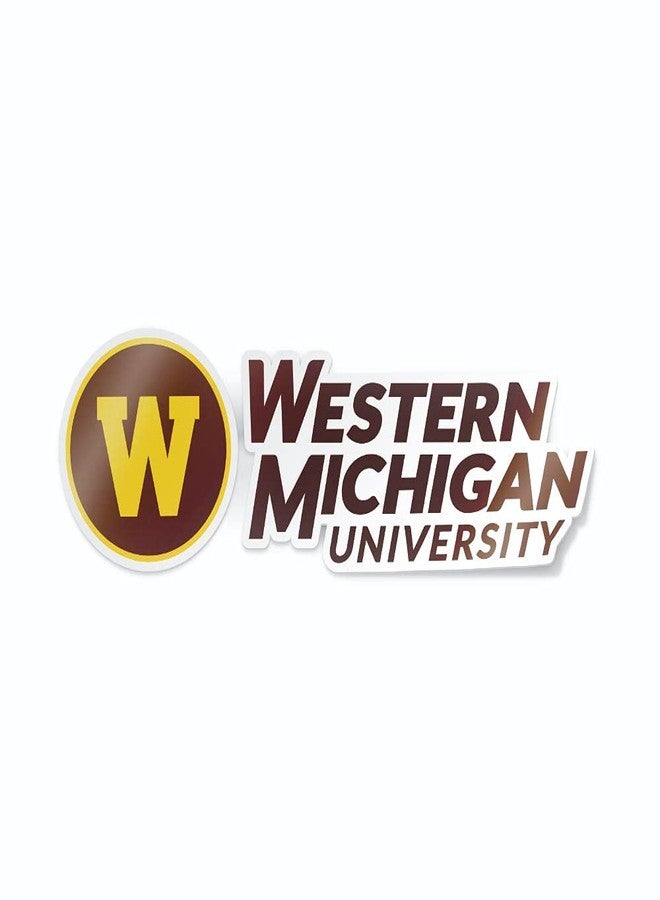 Nudge Printing Officially Licensed Script Style Collegiate Car Decals and Bumper Stickers (Western Michigan University) - Image 1