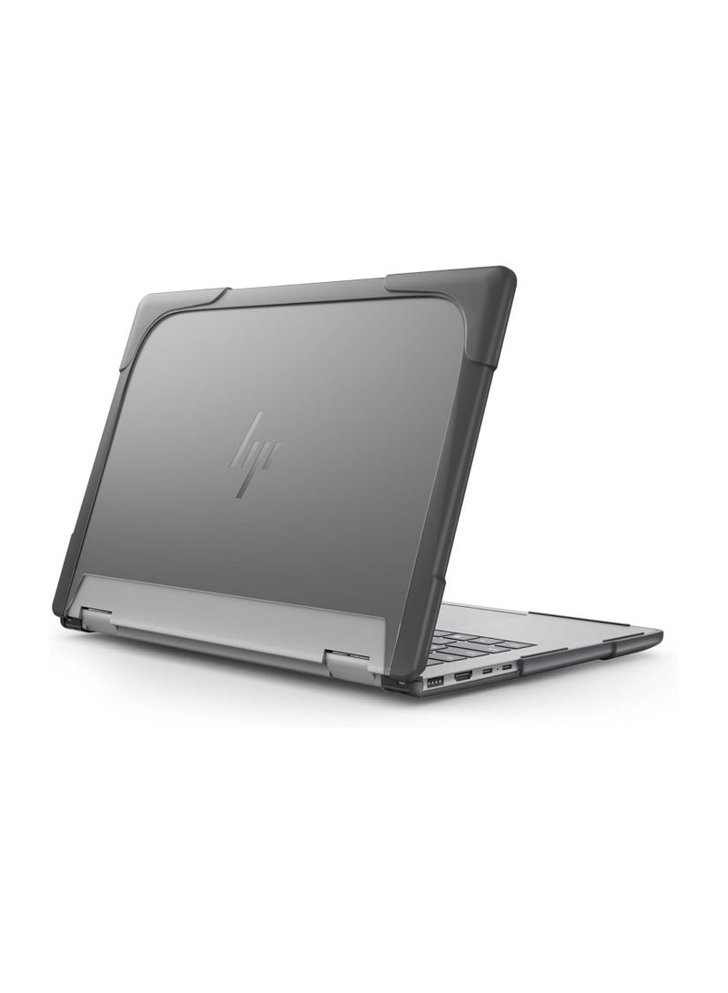 Compatible 14-inch HP Envy X360-14 2024 2-in-1 Laptop case - heavy-duty rugged hardshell cover frosted for heat dissipation and drop protection - Image 1