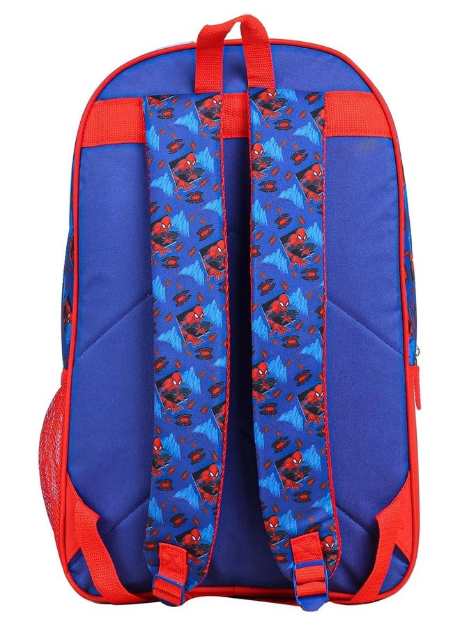 STRIDERS Spiderman Blue & Red 41cm Backpack by Fratelli - Image 4