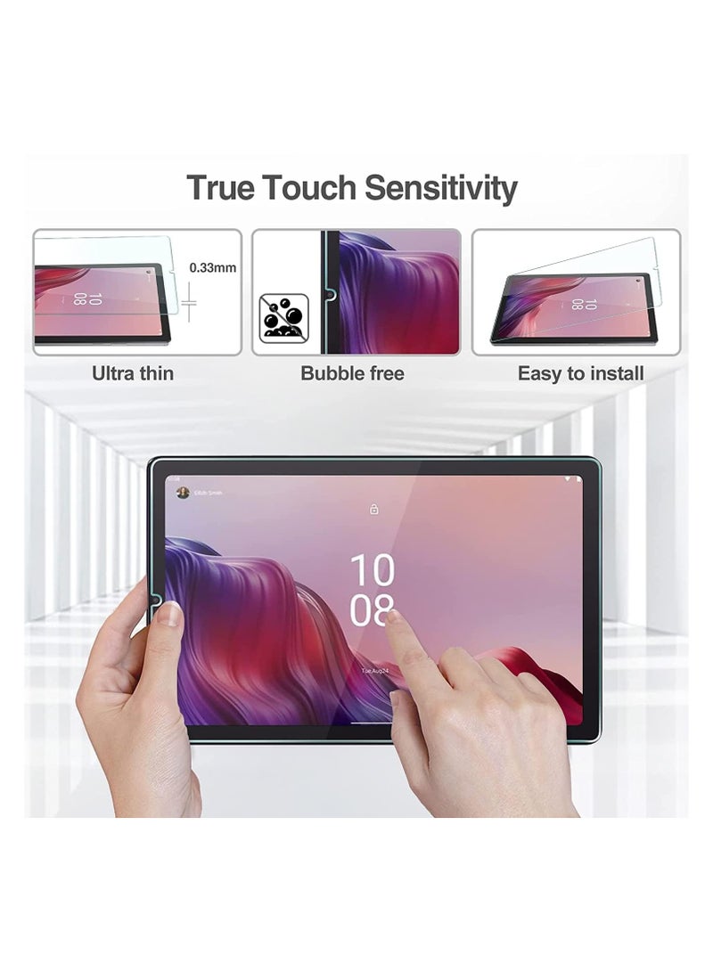 طبقة من الزجاج المقسى HD كريستال شفاف سهل التركيب مقاوم للخدش صلابة 9H لهاتف هواوي T10s/T10 10.1 بوصة  - Image 2