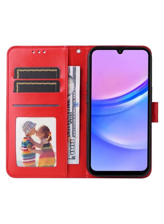 اس-توب جراب لهاتف Samsung Galaxy A16 5G مصنوع من الجلد المنقوش بنقشة عباد الشمس - Image 4