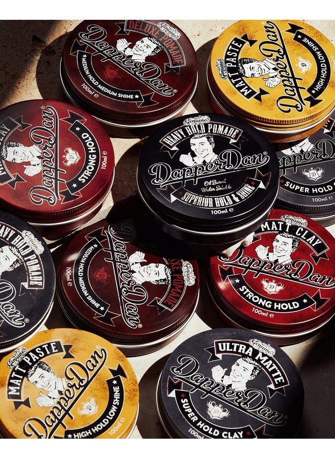 Dapper Dan Dapper Dan Strong Hold Matte Clay, 100ml - Smoked Saffron & Leather Fragranced Hair Styling Clay for Men  - Image 4