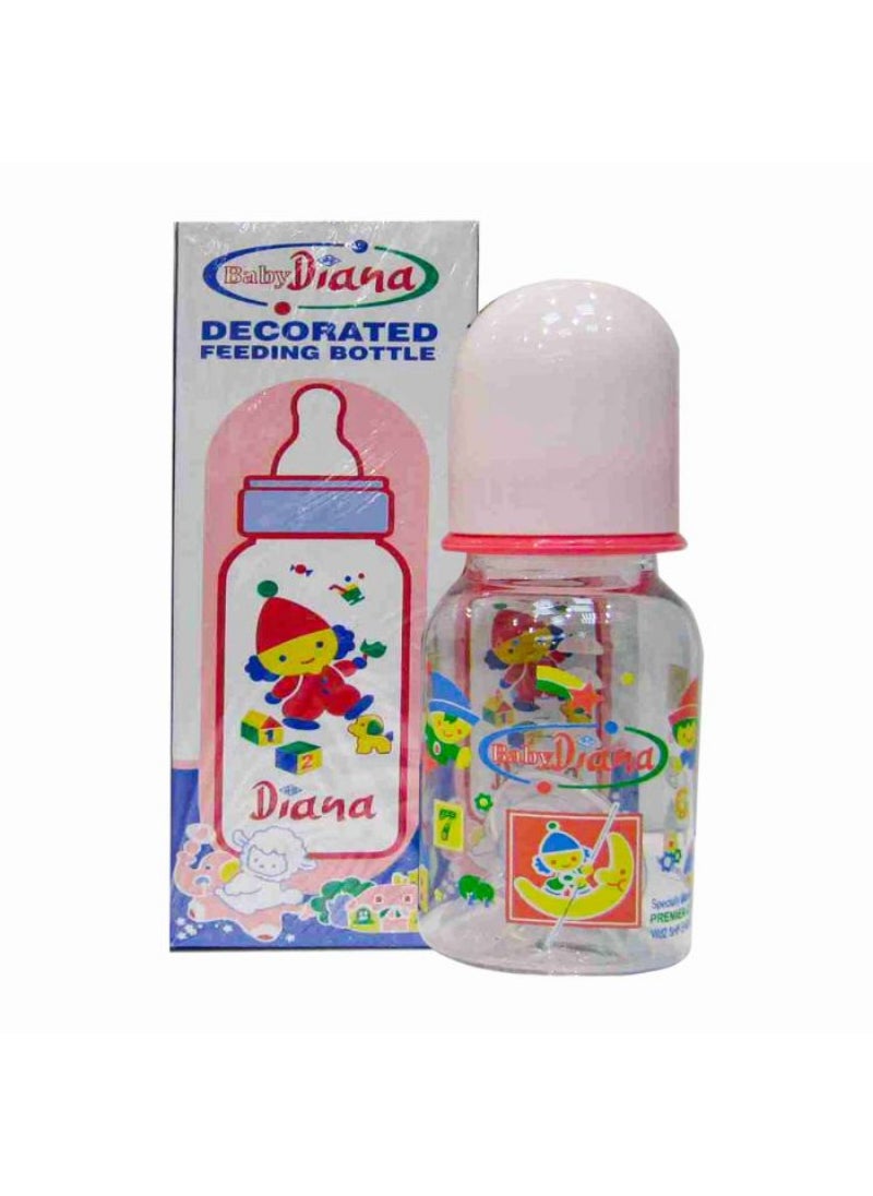 Baby Diana - Baby Diana Decorated Baby Feeding Bottle 125Ml - Image 1