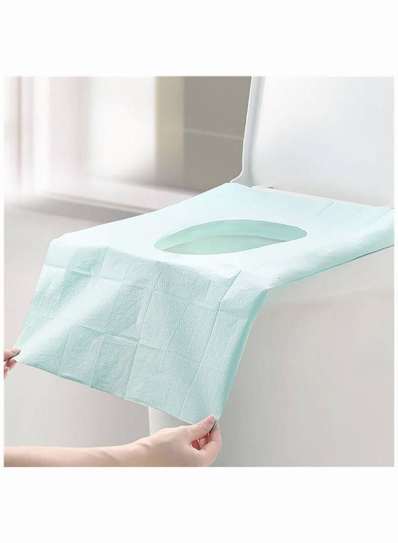 30 Piece Disposable Toilet Seat Cover Set Travel Waterproof Toilet Seat Travel Camping Airplane and Public Toilet Essentials - Image 1