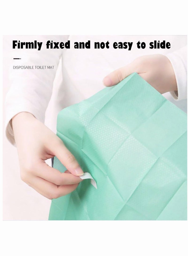 30 Piece Disposable Toilet Seat Cover Set Travel Waterproof Toilet Seat Travel Camping Airplane and Public Toilet Essentials - Image 3
