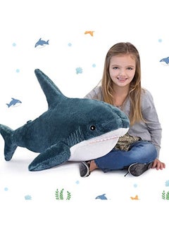 Giant Shark Plush Pillow Large Shark Body Pillow Soft Stuffed Animal Toys Hammerhead Shark Blue Large Stuffed Animals Shark Decor For Men Women Funny Gifts Home Room Party Holiday (23.6 Inch) - pzsku/Z9B05C40603F368281BEDZ/45/_/1692165396/a176088f-93fd-477f-b588-31ee2abd32e4