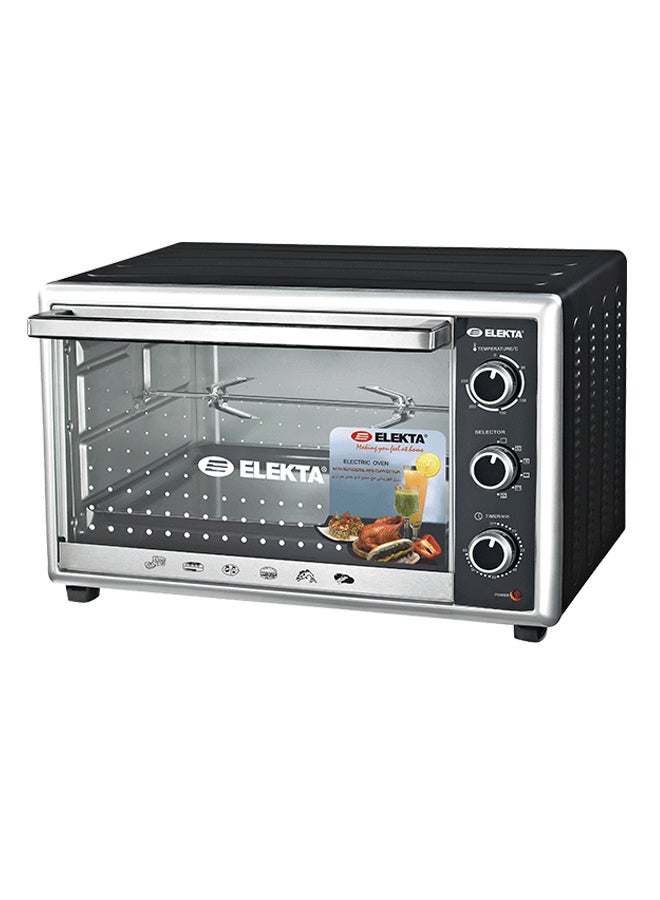 فرن كهربائي مع شواية 60 L 2200 W EBRO-752(K) رمادي/أسود