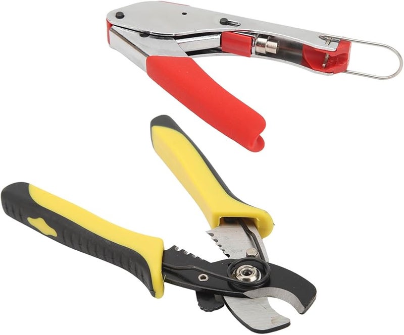 مجموعة أدوات كماشة محورية احترافية مع أداة تقشير لتلفزيون CCTV مودم RG59 RG6 - Image 3