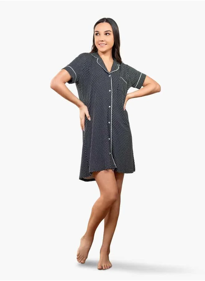 Aadaraya Ss Classic Sleep Shirt For Female