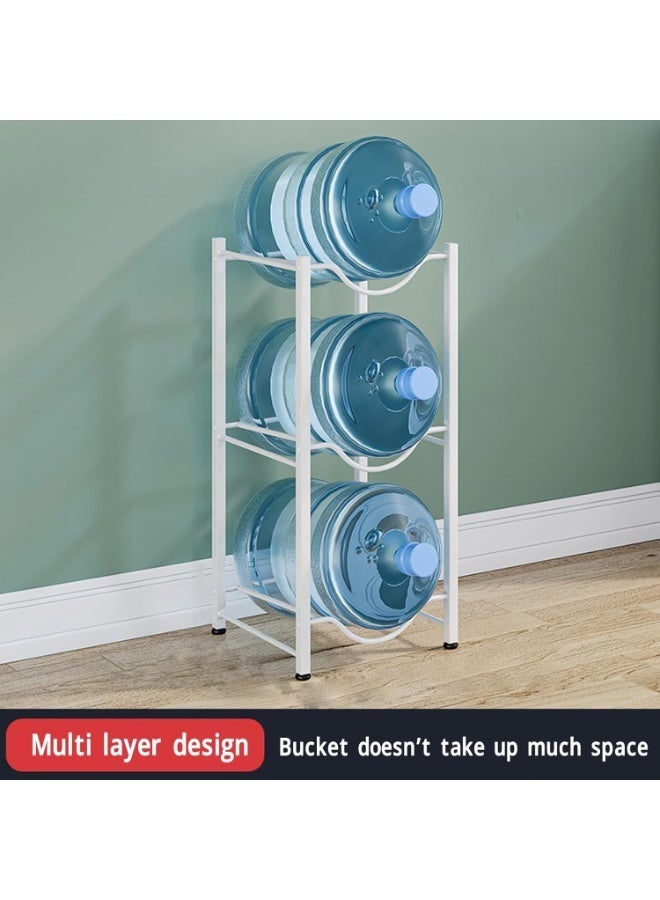RollsTimi  3-Tier Water Jug Rack, 5 Gallon Detachable Water Bottle Holder for Kitchen, Office, Home, White - Image 5