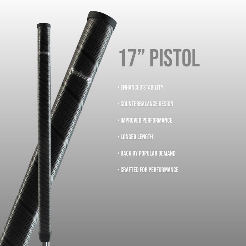 Winn 17-Inch Long Pistol Putter Grip, Dark Grey - Image 5