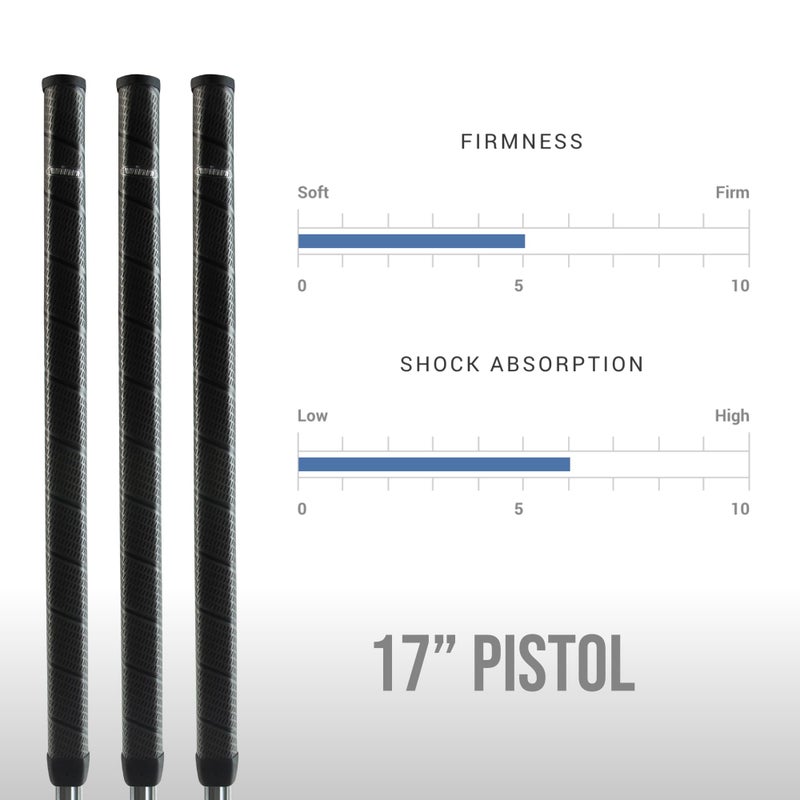 Winn 17-Inch Long Pistol Putter Grip, Dark Grey - Image 4