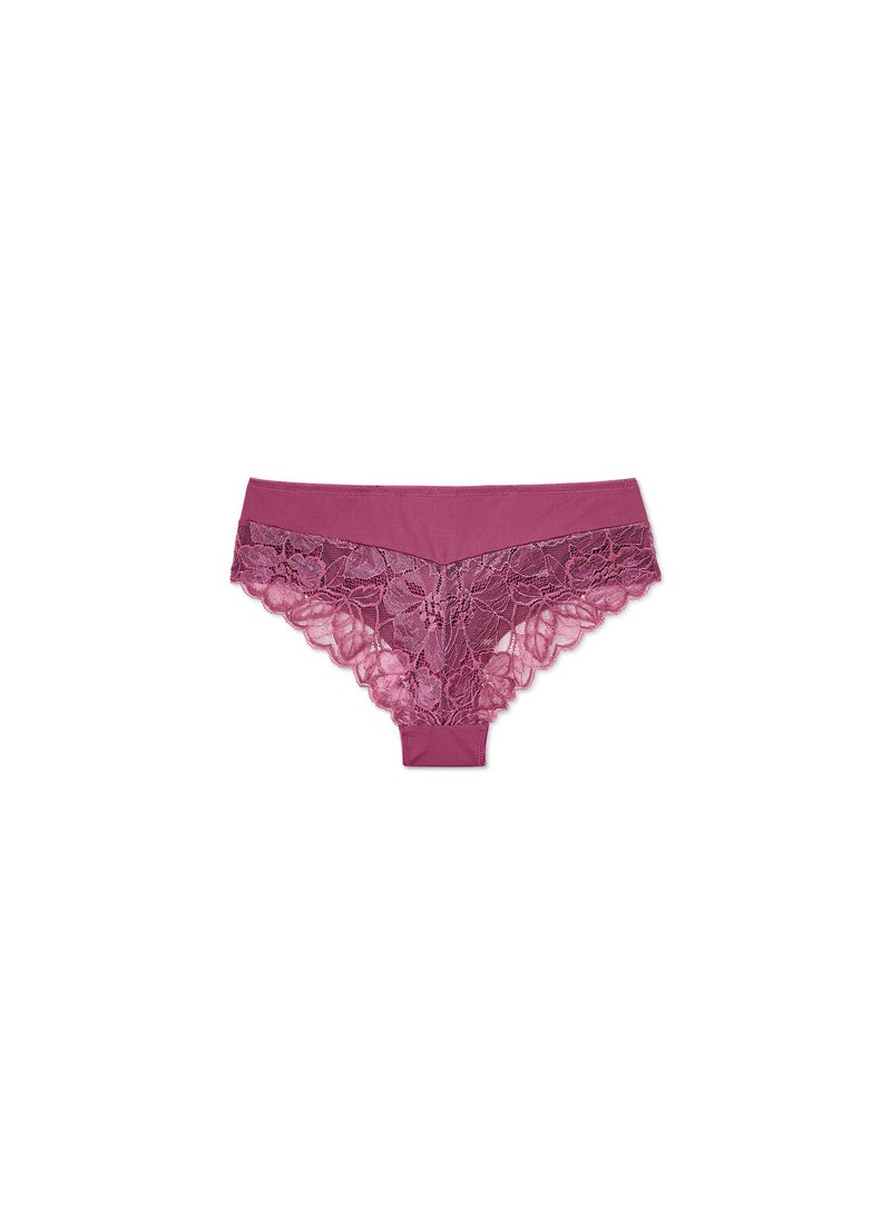 Tchibo Womens 2 Brazilian Briefs, Berry  - Image 2