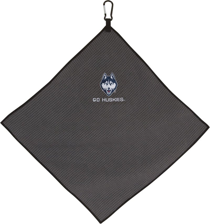 Team Effort Collegiate 15" x 15" Grey Microfiber Towel - Image 1