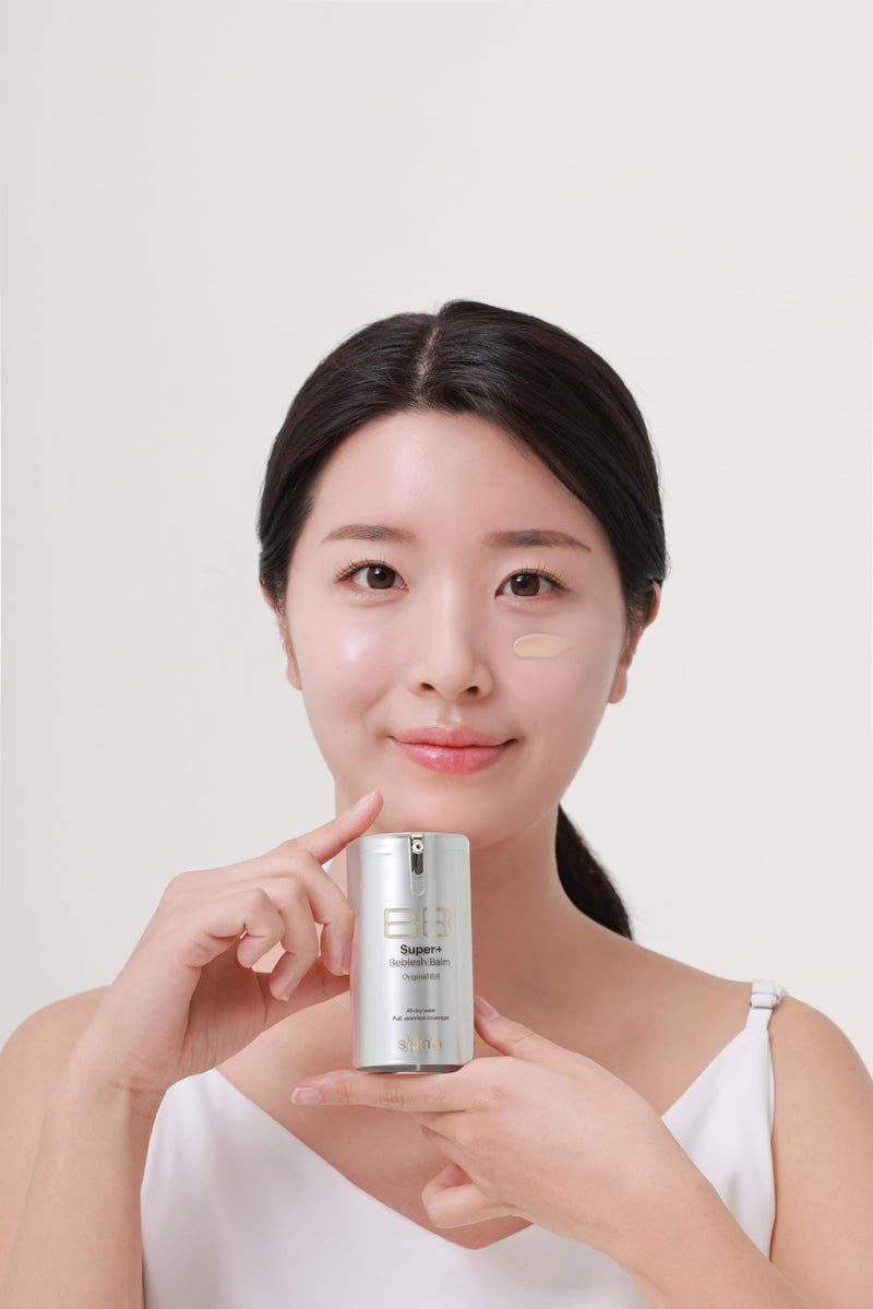 SKIN79 Gold BB Super Plus Beblesh Balm 40g 1 Pack - Made in Korea, US exclusive Version K Beauty Flawless Radiant Base Foundation Makeup Blemish Cover Tinted Moisturizer Natural 21 color - Image 3