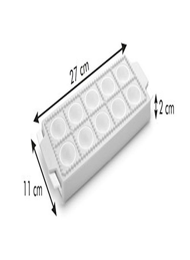 Tescoma 630875.00 Ravioli Maker Mold For 10 round Ravioli, ravioli cutter, ravioli press, ravioli stamp - Image 3