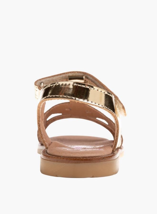 Pablosky Girls Strap Sandals With Hook And Loop Closure - Image 3