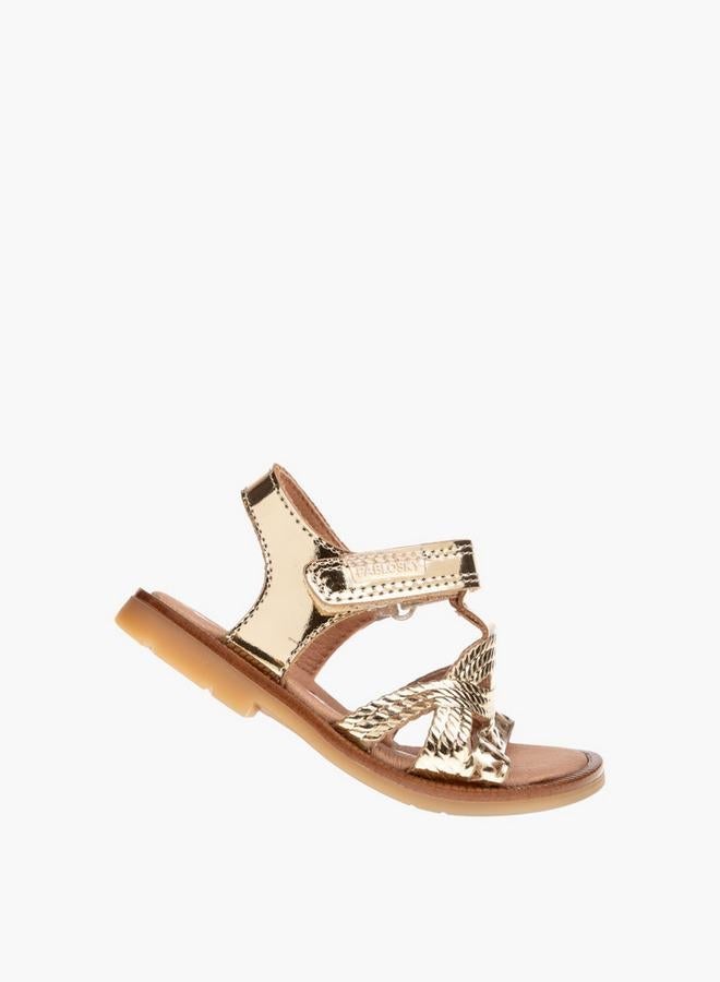 Pablosky Girls Strap Sandals With Hook And Loop Closure - Image 5