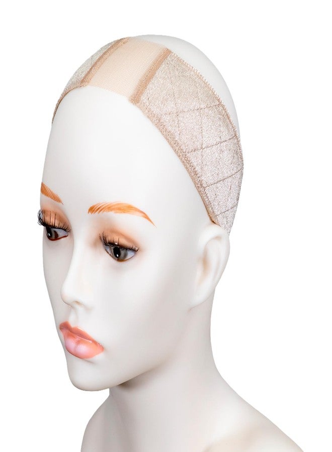 Jon Renau Stay Put Wig Grip Band, Non-Slip Velvet Wig Grip for Lace Front Wigs, Adjustable (Blonde, Petite) - Image 1