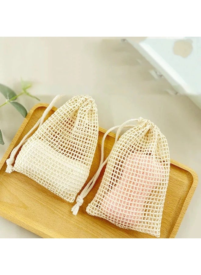 5 Packs, Soap Foam Bags, Reusable Facial Cleanser/Facial Cleanser Storage Network, Household Foam Network, For Efficient Use Of Soap And Easy Cleaning, - Image 3