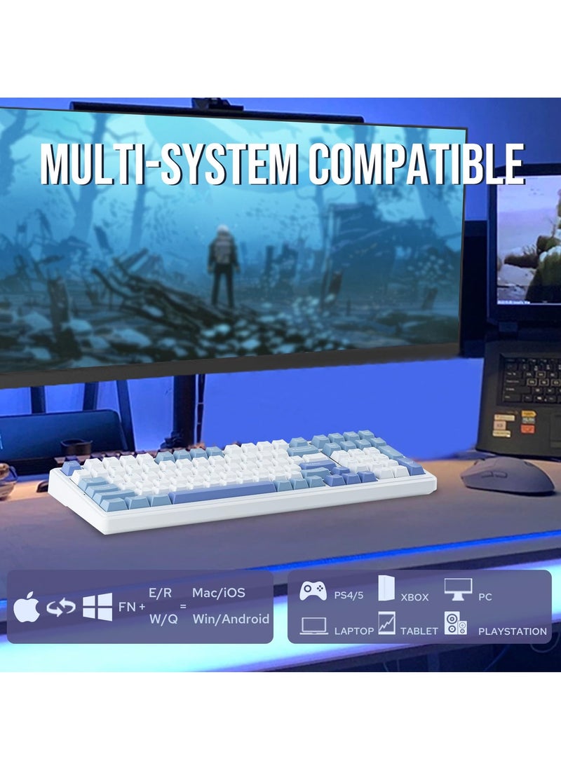 AULA - F99 RGB 3 Mode Wireless Mechanical Keyboard (Bluetooth/2.4GHz Wireless/Type-C) Gaming Keyboard Reaper Switches - Image 1