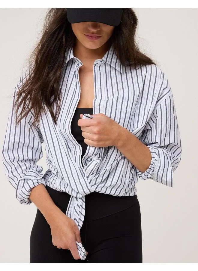 Aerie Offline By Aerie Long Sleeve Button Up Shirt