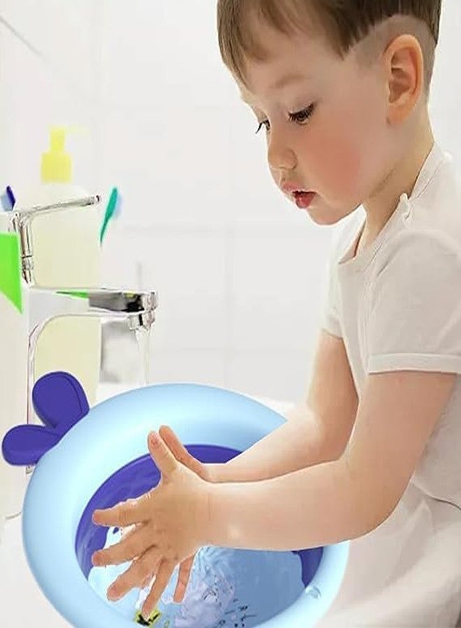 ATOOZED Foldable Baby Wash Basin for Newborns & Infants – Lightweight Portable Cartoon Baby Bath Tub, Collapsible Eco-Friendly Plastic Washbasin for Home & Travel - Image 4