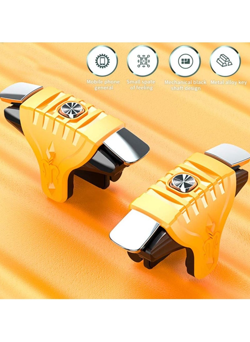 Professional Game Trigger, 2 ons For Pubg Mobile Controller, Support IOS, Android, And Most Phones And Ipads, Aluminum on, Support COD/PUBG/FORTNITE (الأزرار مع الأكمام)  - Image 4