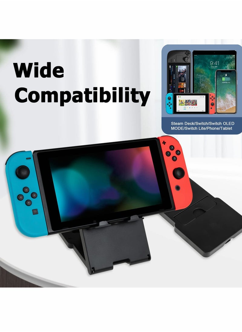 Adjustable Stand Base for Valve Steam Deck Gaming Console - Portable and Ergonomic Stand for Handheld Gaming
