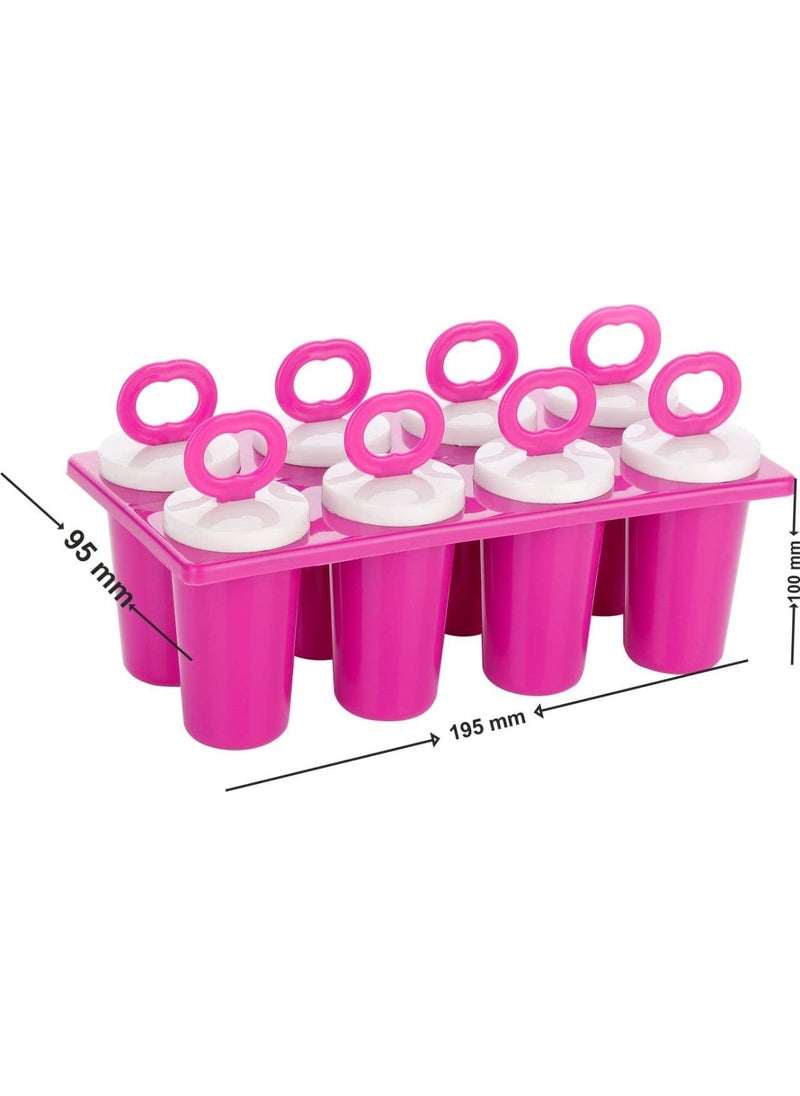 J.V Enterprise JV Enterprice Set of 6 Plastic Reusable Ice Pop Makers Homemade PopsicleFrozen Ice CreamKulfi Candy for Children Adults Multicolor  - Image 5