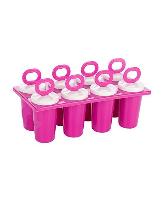 J.V Enterprise JV Enterprice Set of 6 Plastic Reusable Ice Pop Makers Homemade PopsicleFrozen Ice CreamKulfi Candy for Children Adults Multicolor  - Image 1