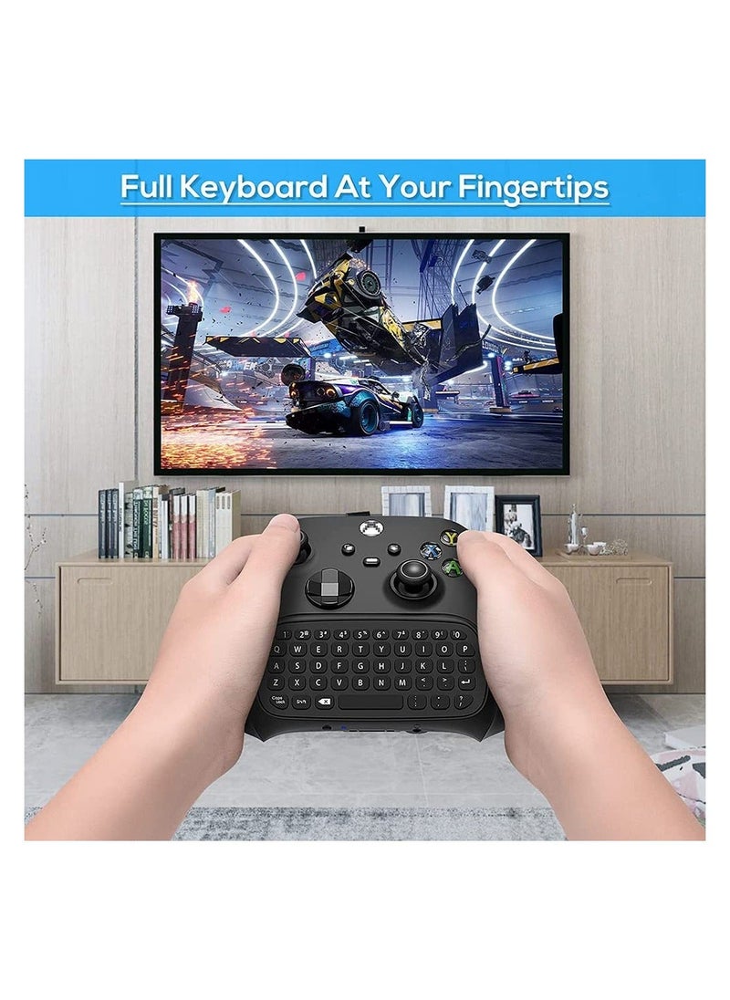 Generic - Wireless Keyboard for Xbox Series X/S Controller, for Xbox One/S/Controller Gamepad, 2.4Ghz Mini QWERTY Controller Keyboard Gaming Chatpad - Image 1