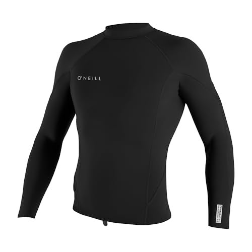 O'NEILL ONeill Mens Reactor2 15mm LS Top Wetsuit BlackBlackBlack Medium - Image 1