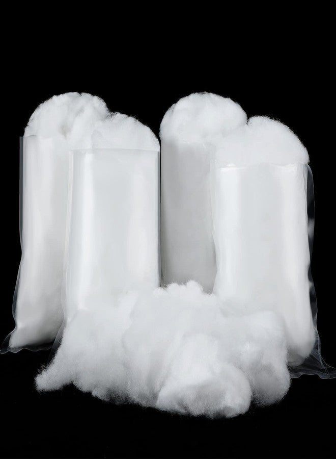 ليتي - 4 أكياس 600 غرام من ألياف الثلج الصناعي لعيد الميلاد، ثلج صناعي رقيق، زينة ثلج صناعي للمدفأة الداخلية، مستلزمات قرية شجرة عيد الميلاد الشتوية - Image 1