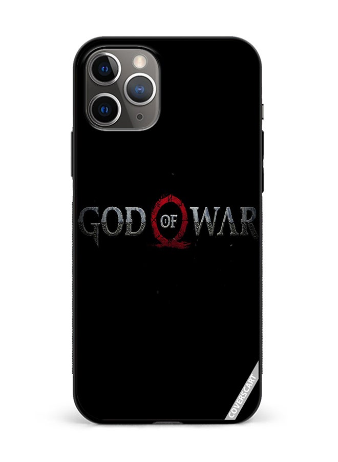Protective Case Cover For Apple iPhone 11 Pro Max God Of War Design Black
