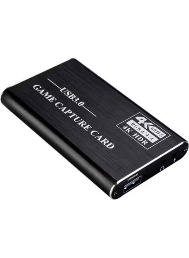 USB 3.0 Game Capture Card with 3.5mm Audio Jack Input Output 1080P Video Recording Live Stream Dongle for Gaming Consoles PC Mac OBS - Image 1