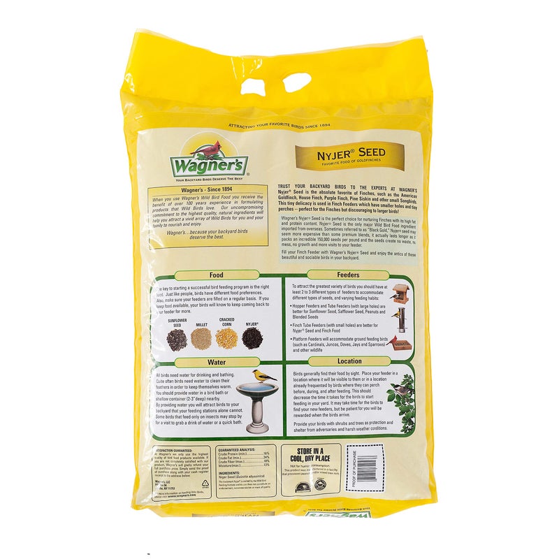 Wagner's 62053 Nyjer Seed Wild Bird Food, 20-Pound Bag - Image 2