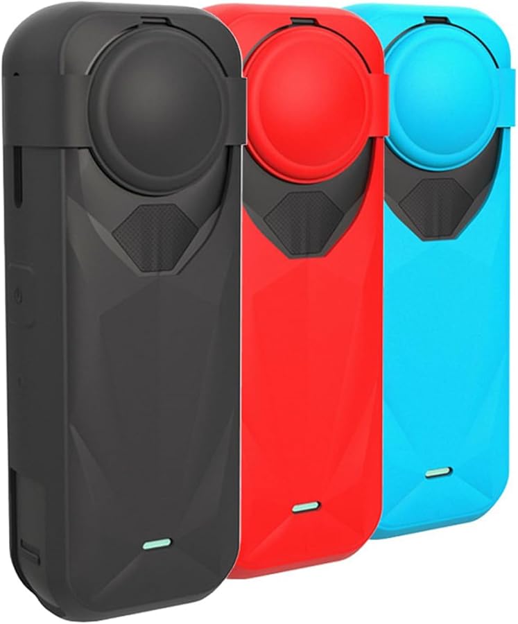 Blue Silicone Protective Lens Case for Camera Accessories Standard Protector - Image 3