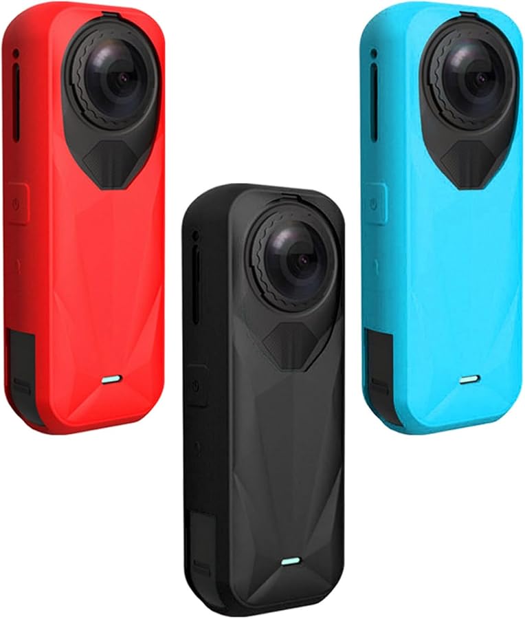 Blue Silicone Protective Lens Case for Camera Accessories Standard Protector - Image 5